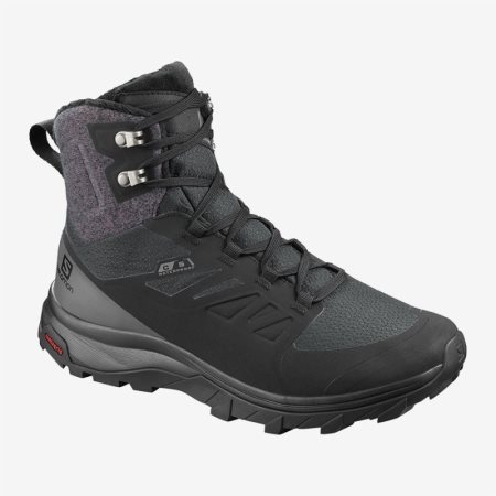 Salomon OUTblast TS CSWP W Womens Hiking Boots Black UK ETJQ
